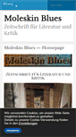 Mobile Screenshot of moleskinblues.net